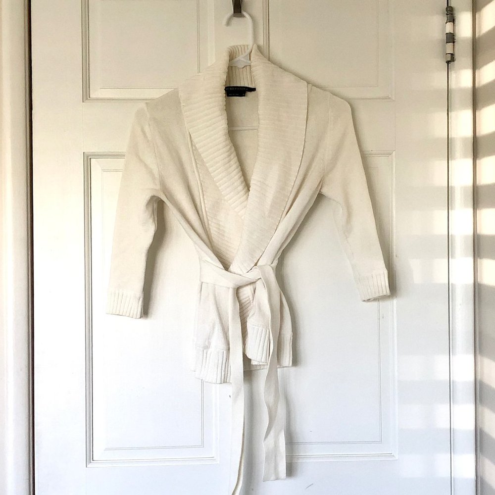 Posh white sweater